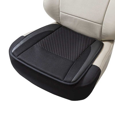 他サイト： BONFORM　シートクッション ベーシックスタイル ヒップ型 スカート付き サイズ：45×45cm カラー：ブラック ブラック　5748-43BKの商品画像