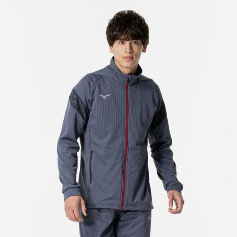 汗処理/通気 ドライエアロフロージャケット トレーニング メンズ ウォームアップスーツ (32MCB556)