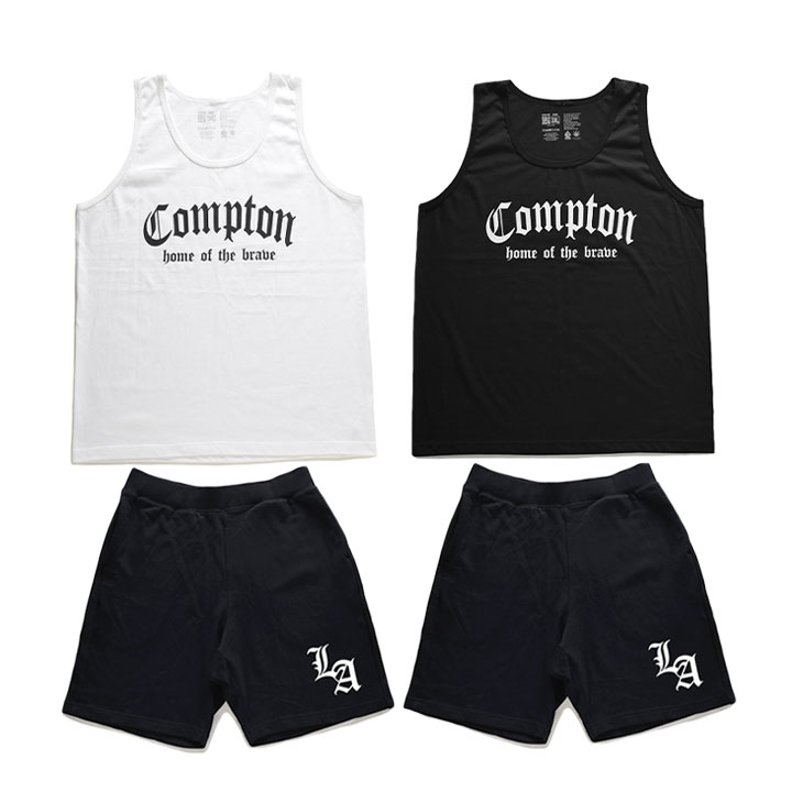 ACE FLAG 上下セット ブランド ノースリーブ Tシャツ タンクトップ ハーフパンツ メンズ 春夏用 白 黒 大きいサイズ エースフラッグ セットアップ