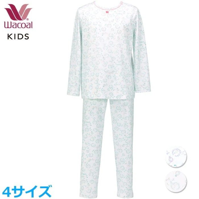 Wacoal フェアリーティアラ パジャマ (4サイズ)女児パジャマ 女の子 本体素材は綿１００％ レトロ ウサギ リース ファンタジー CTR100 【F】 4,775円