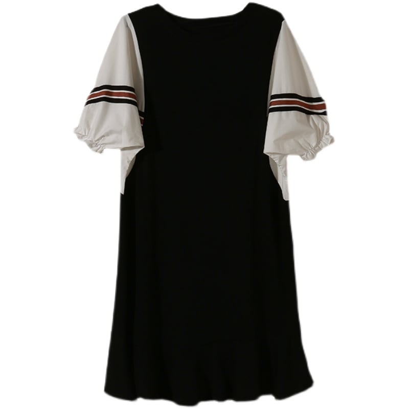 大きいサイズ トレンド 新作 Aラインワンピース 半袖ワンピース トップス Tシャツ スイート ガー