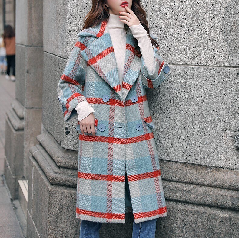 レトロ風 アウター コート レディース 秋冬 きれいめ 暖かい ロングコート チェスターコート ひざ丈 膝下 ミモレ 7分丈 ミディアム丈 ミドル丈 レギュラー丈 長袖 ボリューム袖 Vネック 襟付き 6,790円