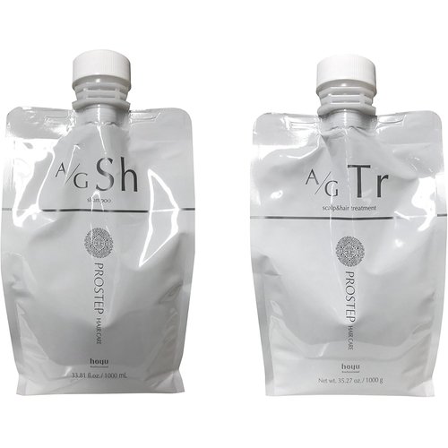 hoyu ホーユー プロステップ ヘアケア A/G シャンプー 1000ml & トリートメント 1000g セット