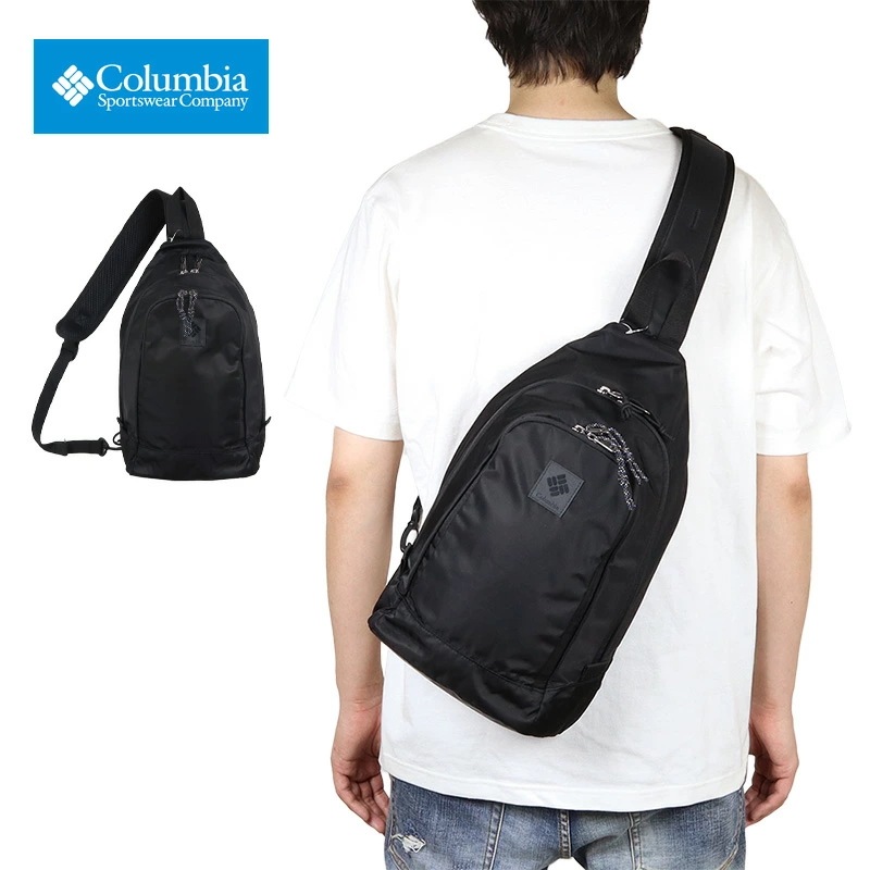 コロンビア ボディバッグ COLUMBIA 肩掛け メンズ レディース ブランド 大きいサイズ 黒 5,960円