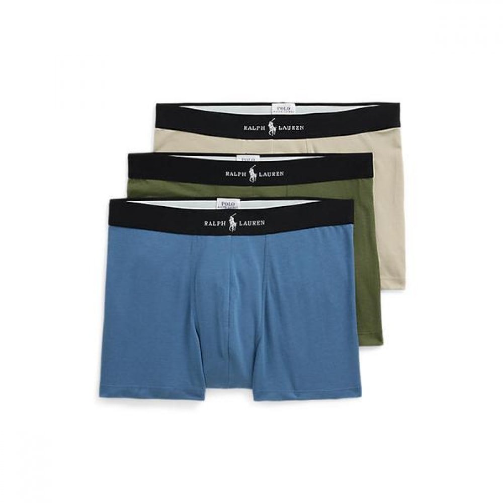 ポロラルフローレンメンズクラシックコットンブレンドトランク 3 パック (MAPOUND0S720349999)