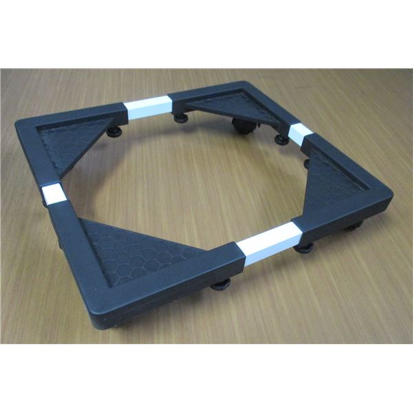 伸縮式 タイヤキャリー/カー用品 タイヤ外径640mm迄 幅55奥行55高さ9.6cm 鉄 ナイロン 組立品 ガレージ