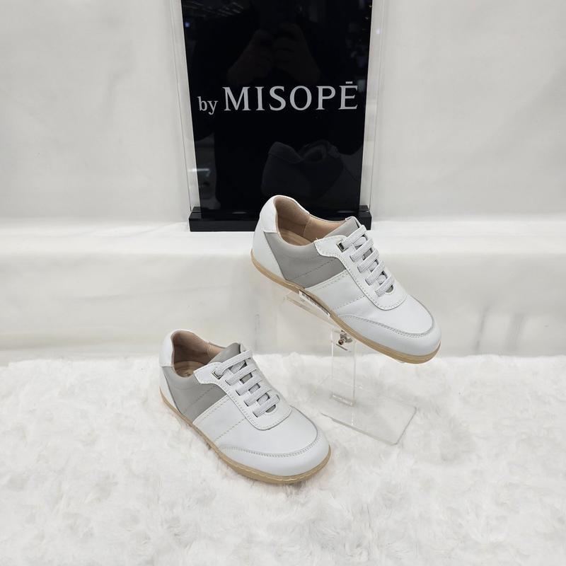 By 女性スポーティシンプルスニーカー 112HT410SZ001 WHITE 3 JJ