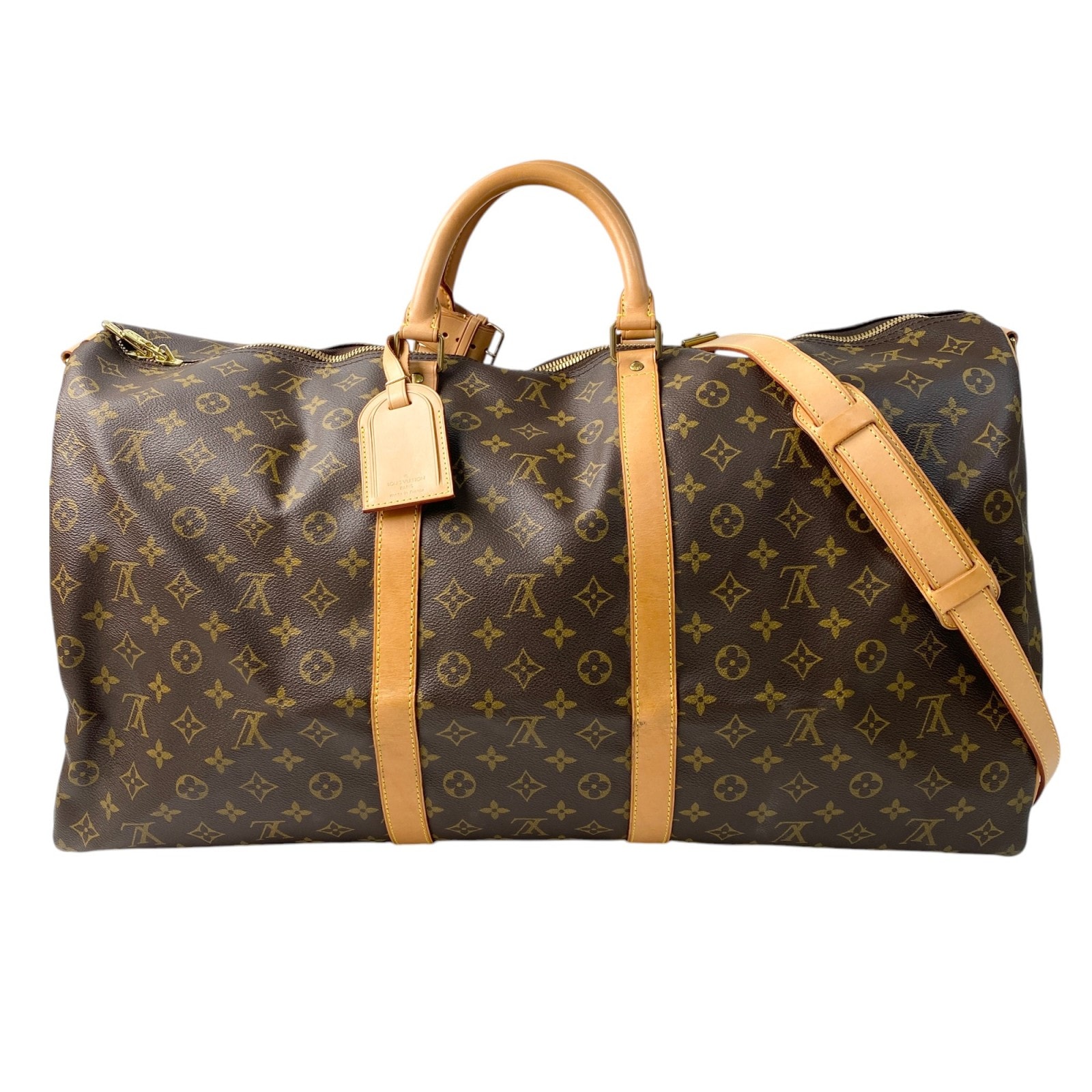 美品 ルイ ヴィトン LOUIS VUITTON レディース N41412 キーポル 60 バンドリエール ボストンバッグ ショルダーバッグ 2way 斜めがけ クロスボディ 90,640円