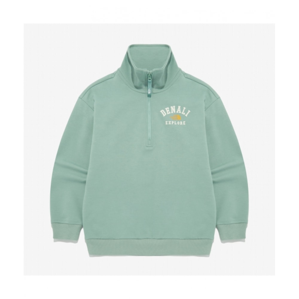 ザ・ノース・フェイス子供用ハイマウンテンジップアップスウェットシャツ NM5MQ56U_LKH