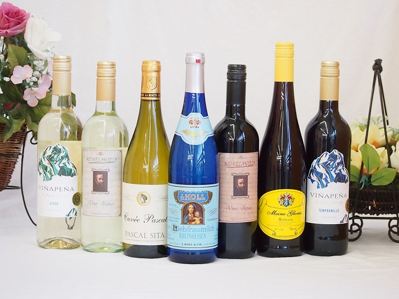 緊急福袋10セット福袋 送料無料高品質ワイン（赤3本白4本）