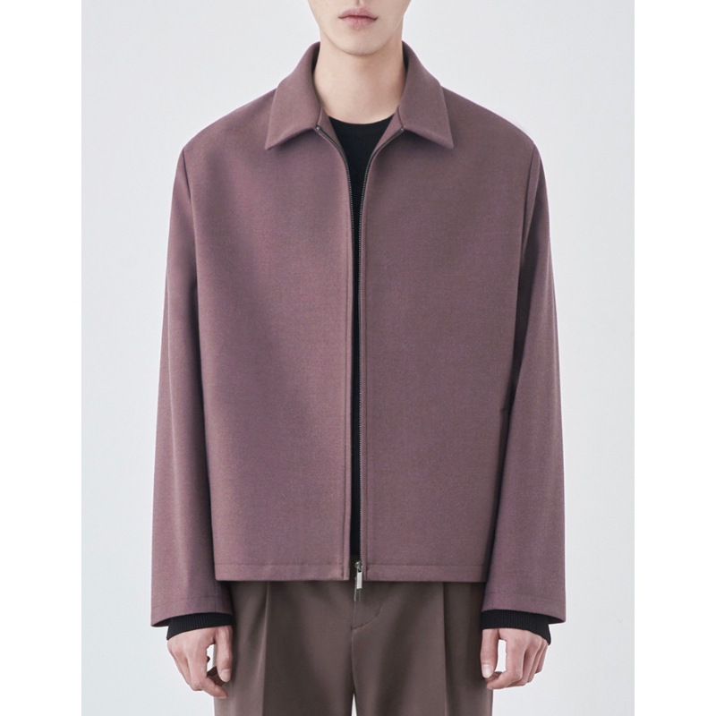 韓国公式ブランド MINAV / Minimal Cropped Two-way Jacket 4color ジャケット