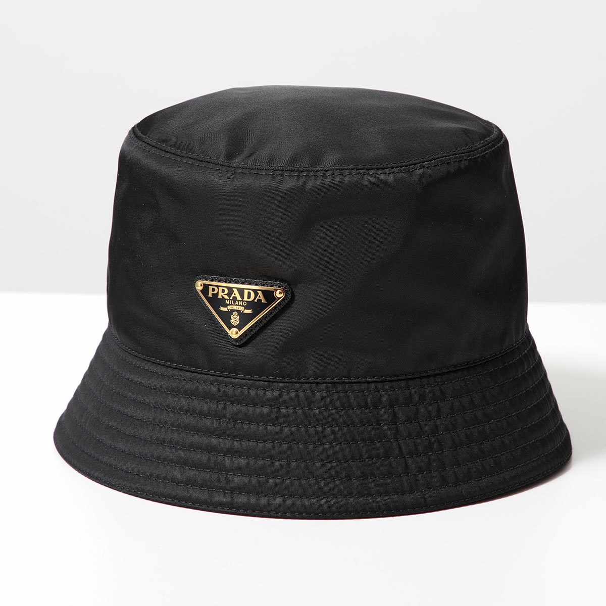 PRADA プラダ バケットハット レディース 1HC137 2DMI ReNylon リナイロン 帽子 三角ロゴ金具プレート カラー2色 1HC137_2DM
