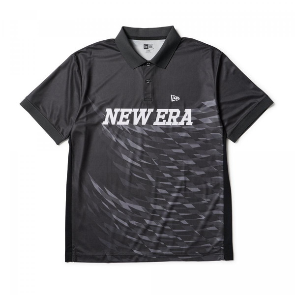 ニューエラ NEW ERA 半袖 ポロシャツ 鹿の子 Game Shirt ブラック ゴルフ 14859916