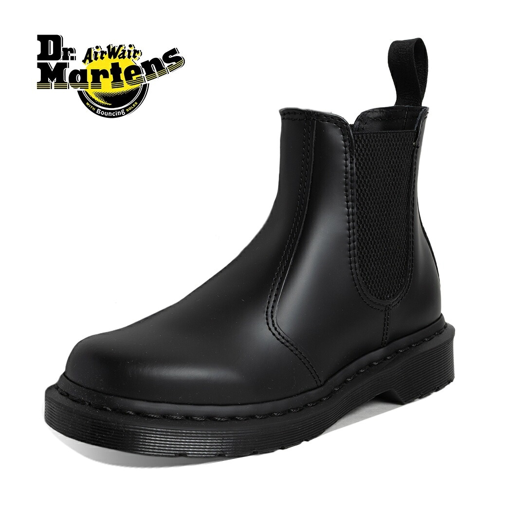 Dr.Martens ドクターマーチン チェルシー ブーツ レザーブーツ サイドゴアブーツ 2976 MONO Chelsea Boots BLACK ( ブラック 黒 25685001 )