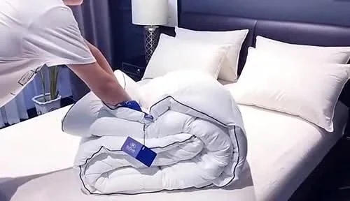 最安中 25KG 羽毛布団 は布団 掛け布団 W羽毛含有量95% 布団カバー 羽毛寝具3397