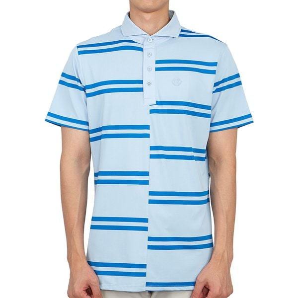 ゴルフウェア 男性カラー 半袖Tシャツ G4MS23K182 SKY