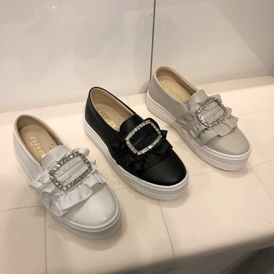 早い者勝ち！ 数量限定スニーカー レディース シューズ 韓国 ラインストーン 10712