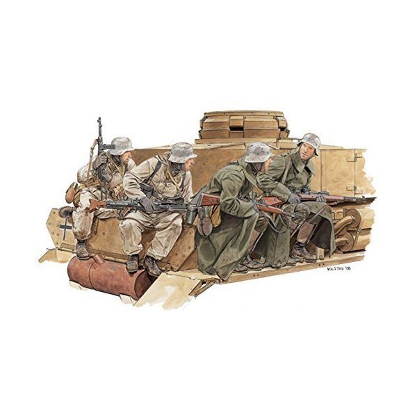 Dragon 1/35 Winter Tank Riders 1943-44 並行輸入品
