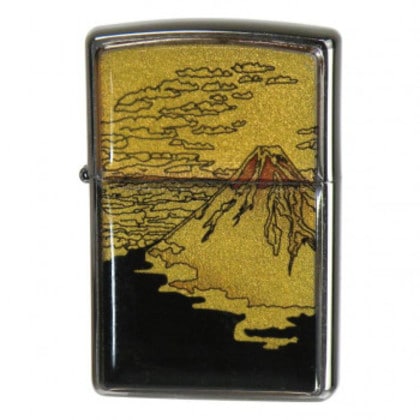 ZIPPO フレーム金箔エポ 富士