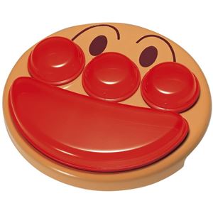 (12個セット) レック アンパンマン フェイスランチ皿 T-264