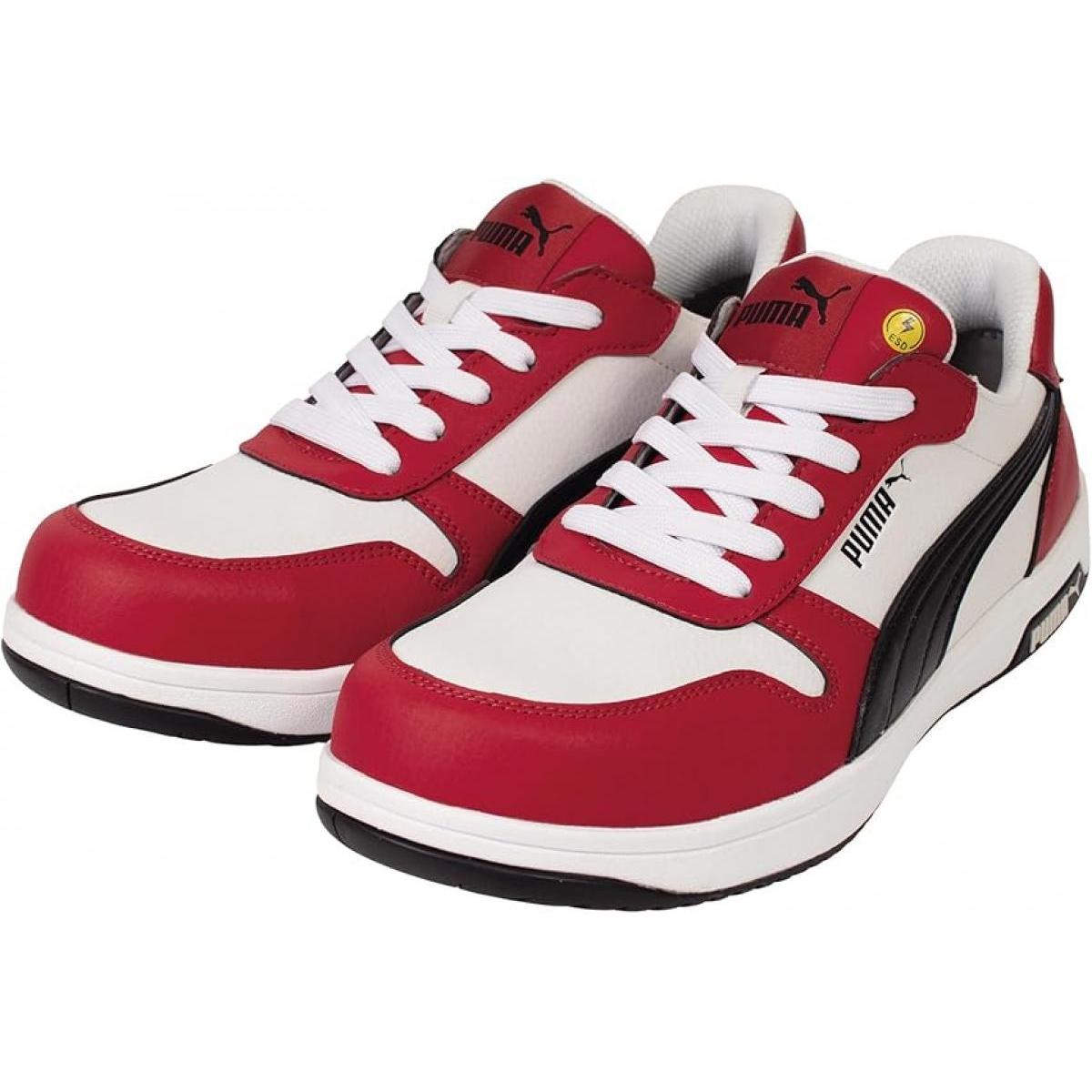 PUMA プーマ 安全靴 セーフティスニーカー セーフティシューズ 【フロントコート レッド】25.0cm 64.208