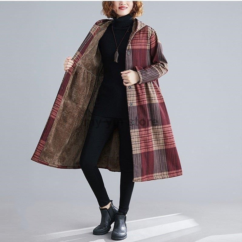 超目玉新品 ボアコート レディース アウター レッド ブラウン チェック シャツ 裏起毛 もこもこ フェミニン 秋冬