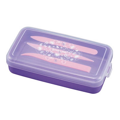 他サイト： クツワ　学校ねんどケース(パープル)　ST108PUの商品画像