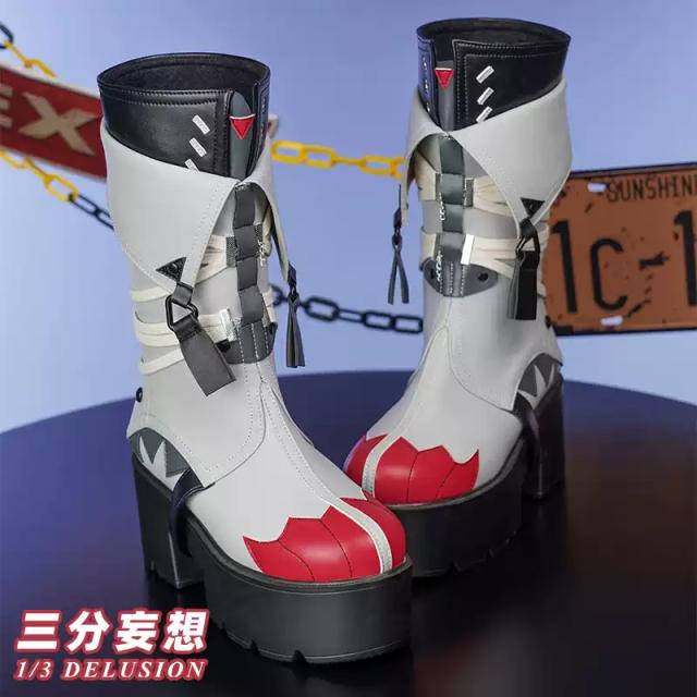 新タイプ追加 激安販売 【三分妄想】ゼンレスゾーンゼロ ジェーン・ドウ-Jane Doe ブーツ コスプレ靴・シューズ