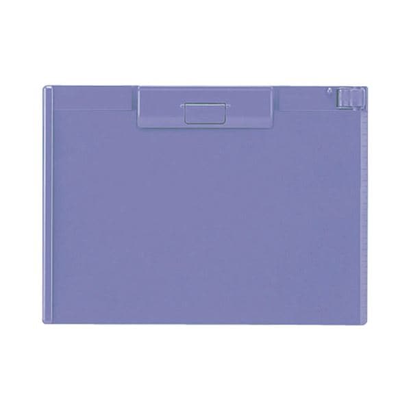 (まとめ) リヒトラブ クリップボード B5ヨコ ブルーバイオレット A-982U-23 1枚 (×30セット)