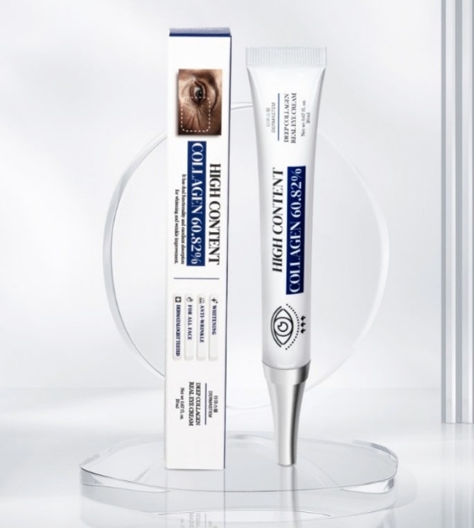 [DERMASTEM]ディープコラーゲンアイクリーム20ml/コラーゲン含有60.82%/アンチエイジング/しわ改善/美白ケア