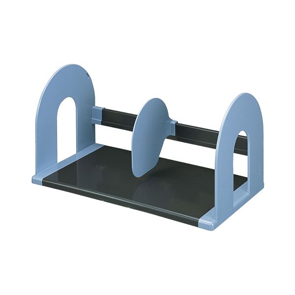 （まとめ） コクヨ ブックスタンド 青BS-122NB 1台 (×2セット)