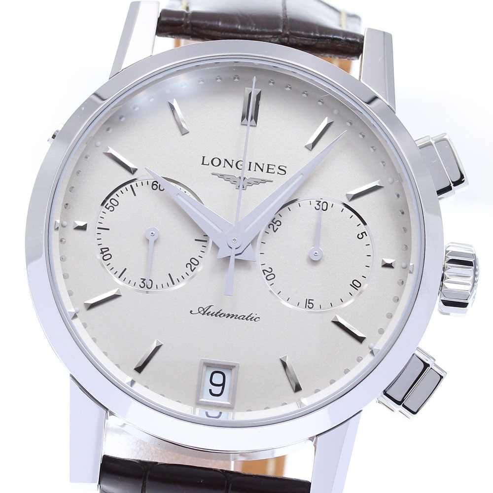 ロンジン LONGINES L4.829.4 ロンジン 1832 クロノグラフ デイト 自動巻き メンズ 未使用品 箱・保証書付き_824250【中古】 101,850円