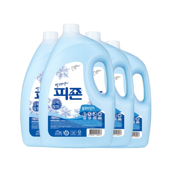 ピジョン柔軟剤 4210ml 4個 ブルービアンカ(贈呈品なくなり次第贈呈終了)