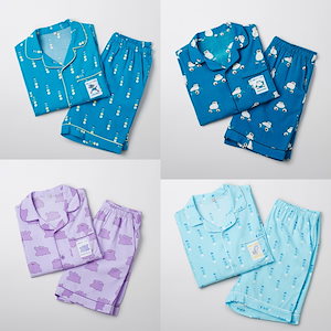 SPAO ガナディ 半袖 パジャマ(LIGHT BLUE) ブルー（青）系 SPAO(スパオ) インナー・ルームウェア(メンズ