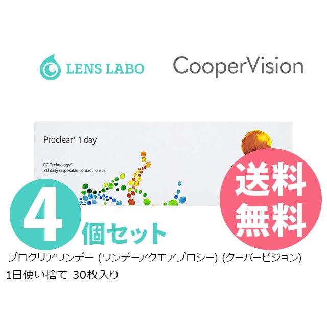 プロ クリアワンデー 1日使い捨て 30枚入り 4箱セット コンタクトレンズ 8,683円