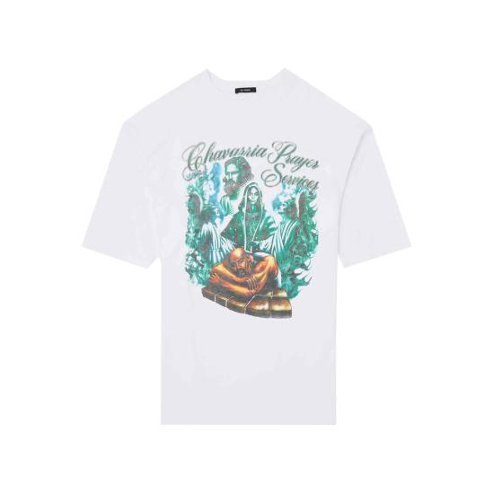 WILLY CHAVARRIA Men Tops WCJSY0133 WHITE