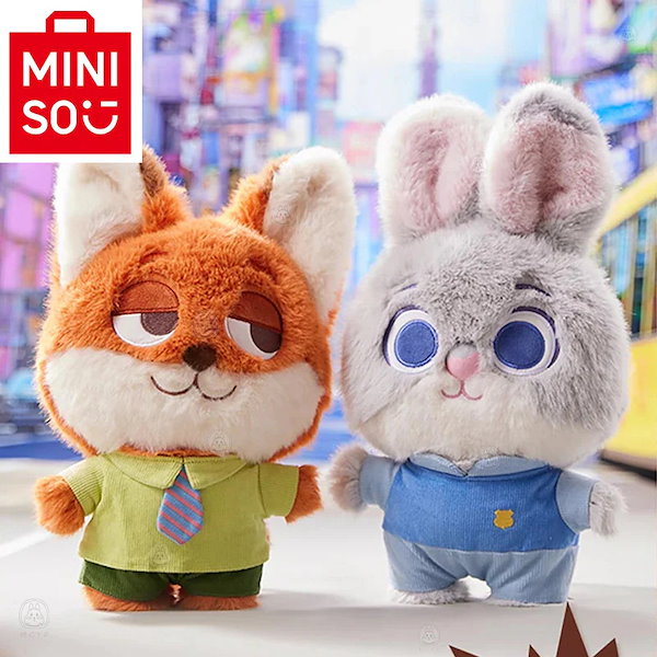 miniso　ズートピア　ニック　ジュディ Qoo10] メイソウM I N I S O ディズニ