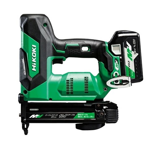 HiKOKI【ハイコーキ】36V 2.5Ah　コードレスタッカ　幅10mm マルチボルト N3610DJ-XPZ【電池充電器ケース付】【N3610DJ(XPZ)】