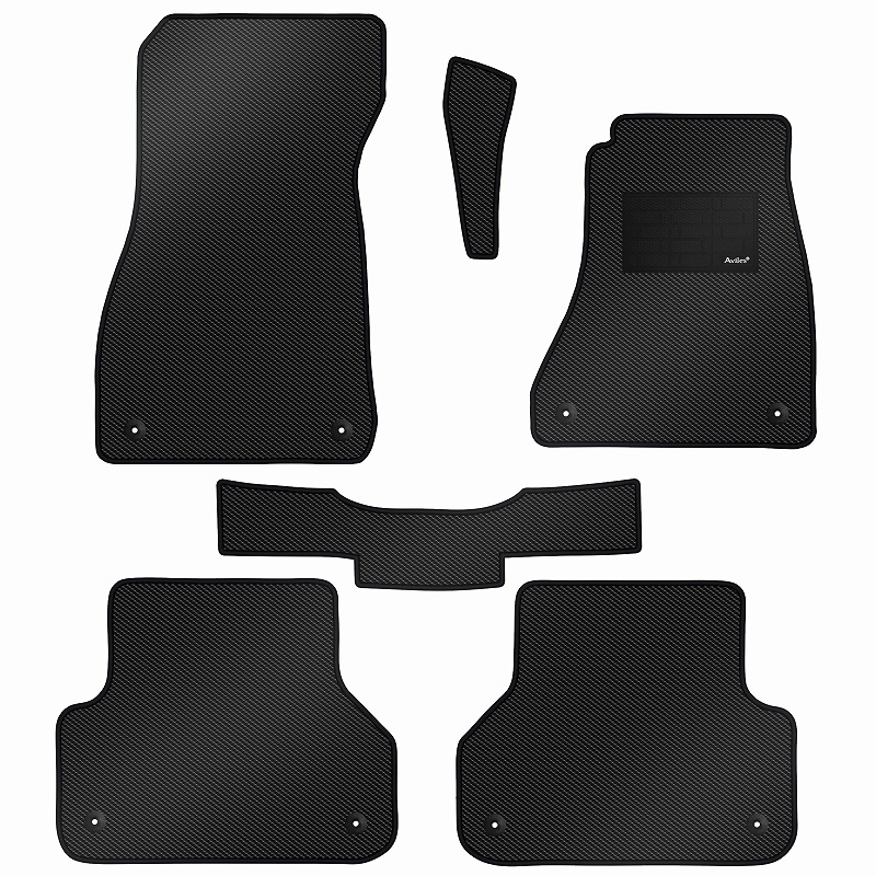 [防水マット]アウディ A4(B9) 8WC系 セダン アバント フロアマット [カーボン柄]