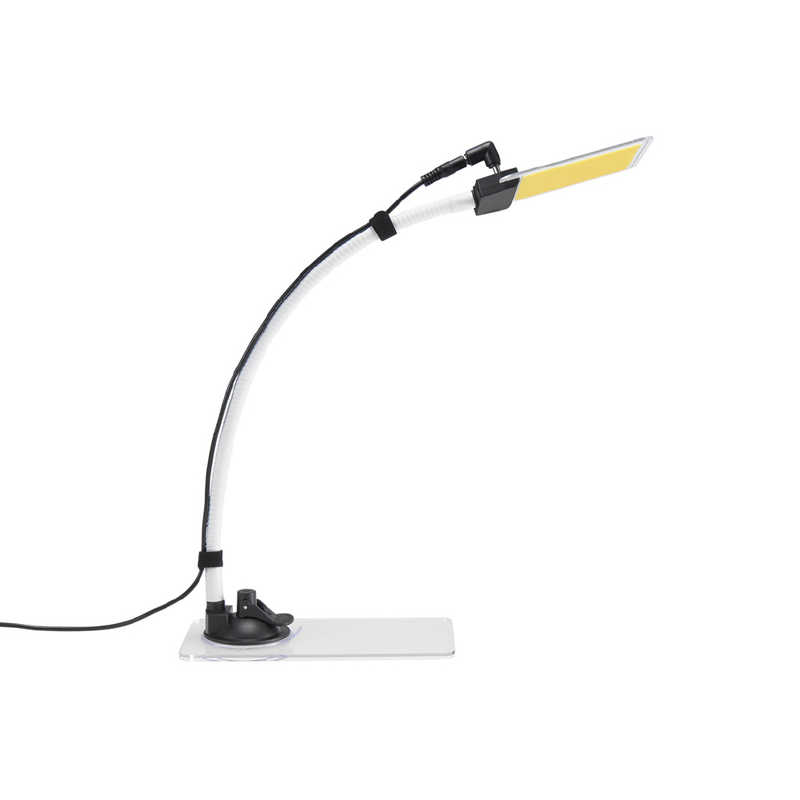 ヤザワ　どこでもライト 吸盤フレキ400 白 COBパネル JIS：AA規格 ［LED /昼白色］　DL05WH