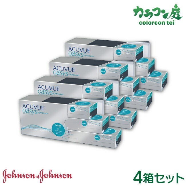ワンデーアキュビュー オアシス 90枚パック 4箱セット（ワンデー / オアシス / アキュビュー / ジョンソン&ジョンソン / コンタクト / レンズ)