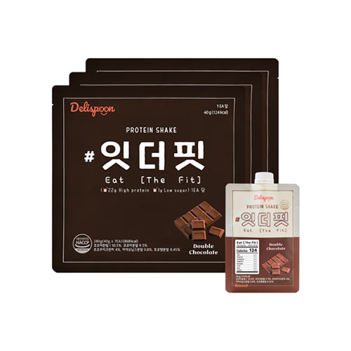 デリスプーンプロテインシェイクイットザフィット3週間プランダブルチョコ21個