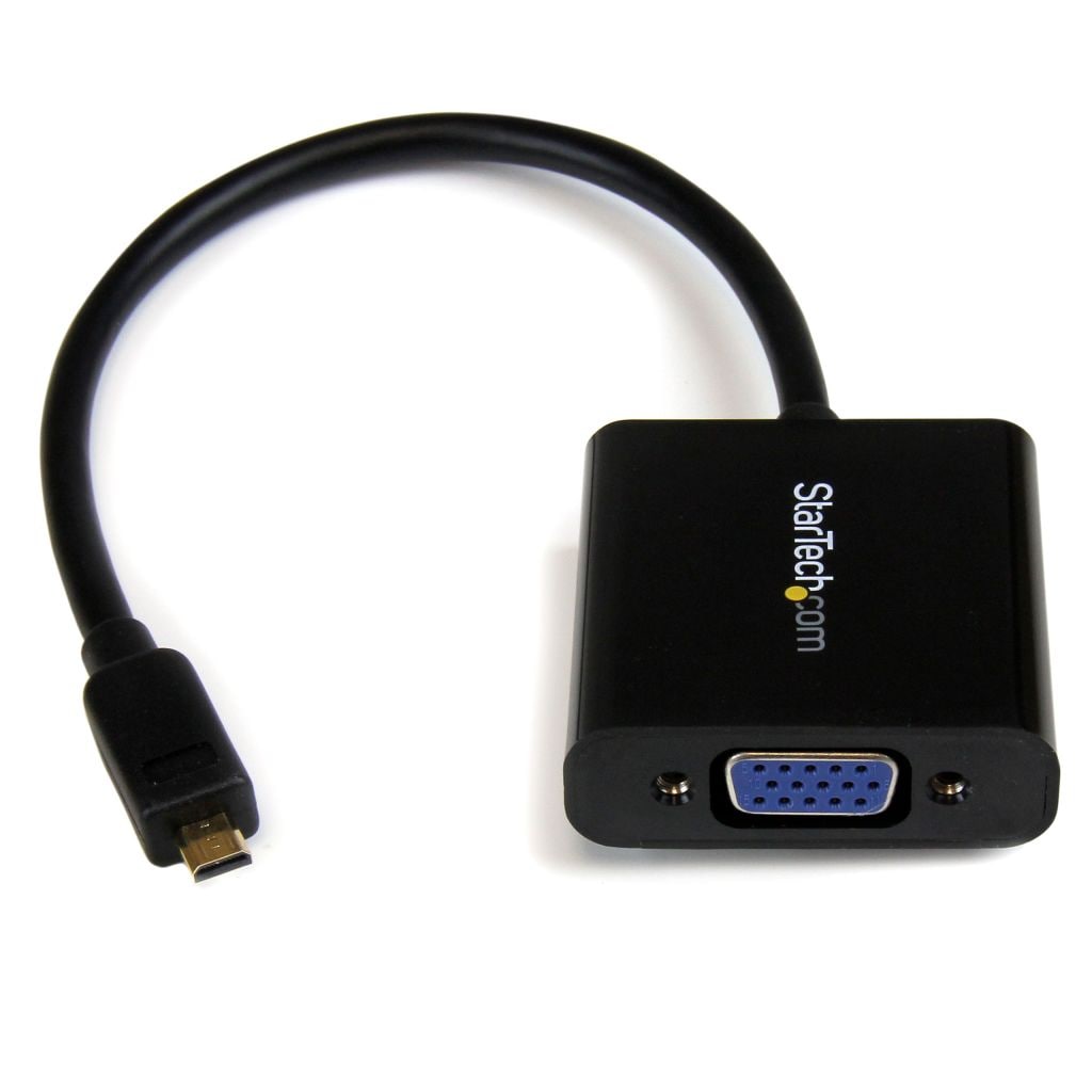 StarTech.com [MCHD2VGAE2] Micro HDMI-VGA変換アダプタ (スマ