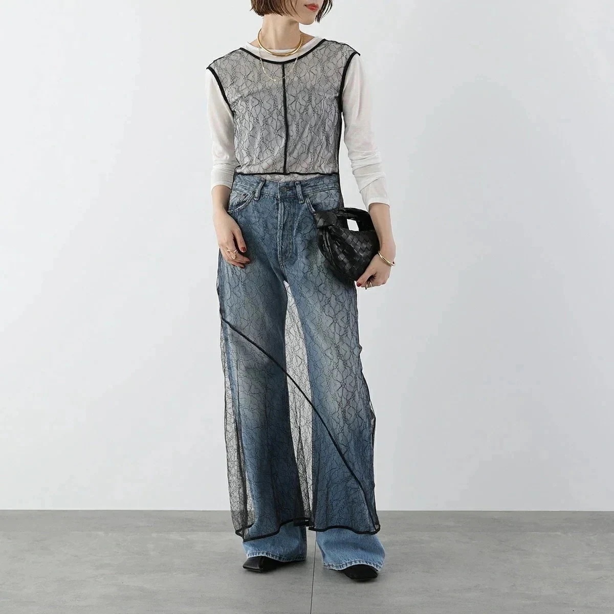 The Garment ザ ガーメント レイヤード ワンピース montenegro dress 20557 レディース レース フラワー ノースリーブ ドレス 【mega】