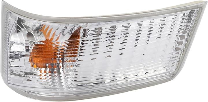 2012～2021年式 キャンター ウインカー レンズ メッキ 純正交換 ランプ ライト カスタム ドレスアップ 三菱 ふそう 汎用 社外品 運転席 右側( 運転席　右側)