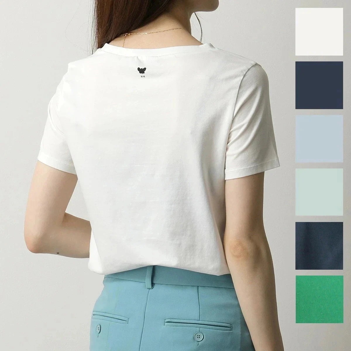 MAX MARA Weekend マックスマーラ ウィークエンド 半袖 Tシャツ MULTIB マルチプ レディース クルーネック カットソー コットン カラー 【mega】