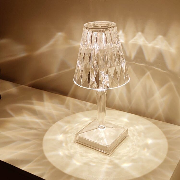 【急速出荷!】透明 デスクライト 卓上 LED クリスタル 韓国インテリア 雑貨 家具 テーブルランプ 間接照明