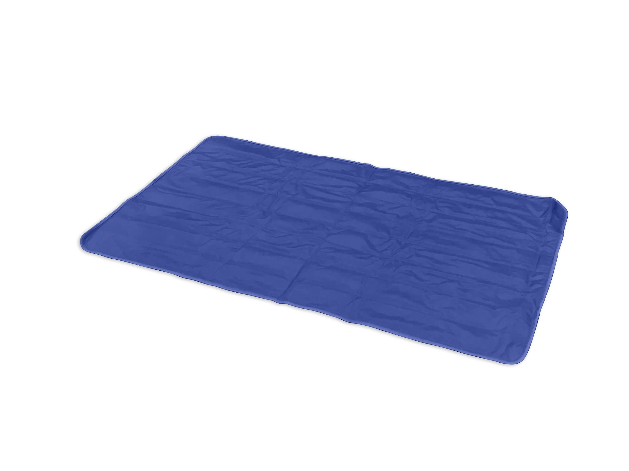 VERSOS 清潔 水洗いOK ひんやり 冷感 冷たい マット 敷きパッド 90x140cm 電気不要 冷蔵庫不要 熱帯夜 節電 猛暑 ブルー VS-R022