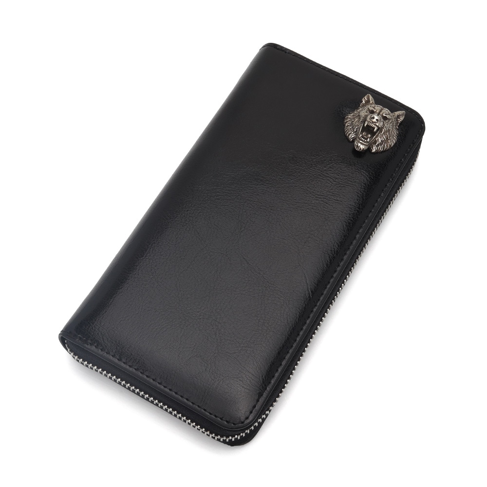 本革 長財布 ウルフコンチョ [l004]