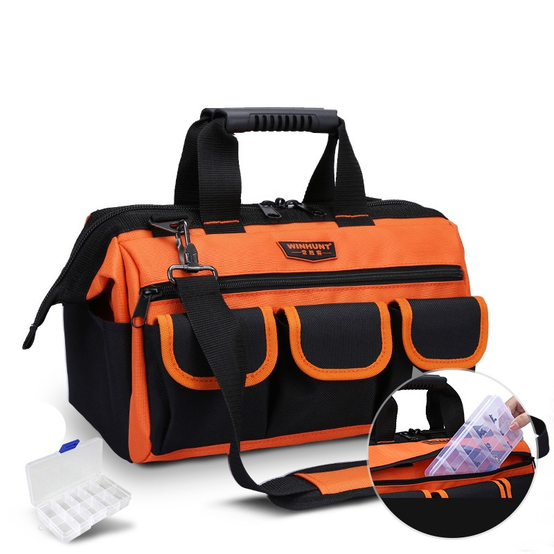 ツールボックス 工具箱 バッグタイプ トート 収納バッグ マルチポケット 布製 汎用性 持ち運びやすい 小物収納 多用途ポケット